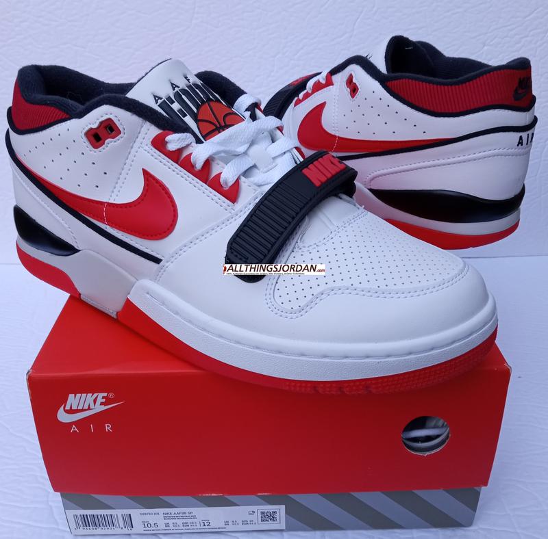 Nike AAF88 SP (White/Fire Red-Neutral Grey) DZ6763 110 Size US 10.5M DS