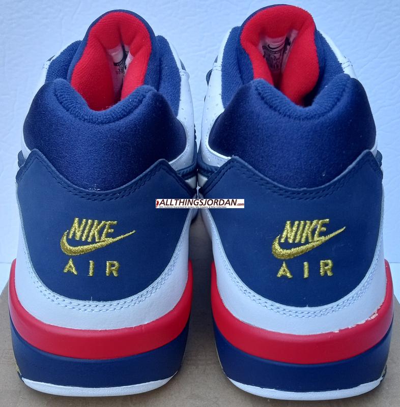 Nike Air Force 180 (Olympics) (White/White-Mid Navy-Mttlc Gld) 310095 100 Size US 10.5M