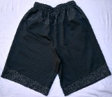 Retro 3 Elephant print shorts black