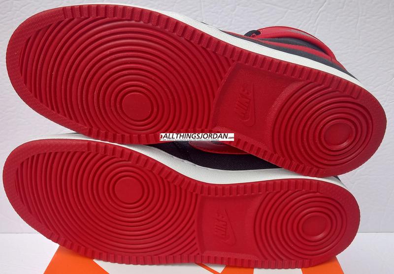 Air Jordan 1 KO High OG Retro (Breds) (Black/Varsity Red-White) 538471 102 Size US 10M