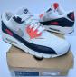 Air Max 90 Current (White/Grey-Infrared-Black) 326861 101 Size US 10.5M