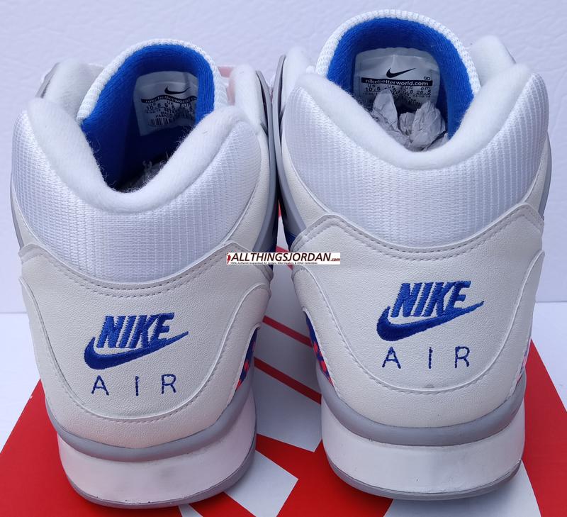 Nike Air Tech Challenge II QS (White/Ryl Blue-Infrared-Flt Silver) 667444 146 Size US 10.5