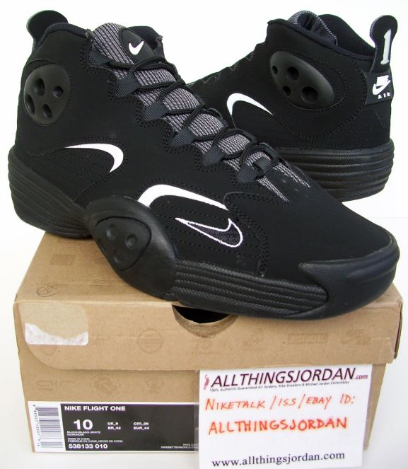 all black nike flight