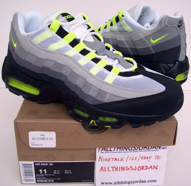 air max 95 all yellow