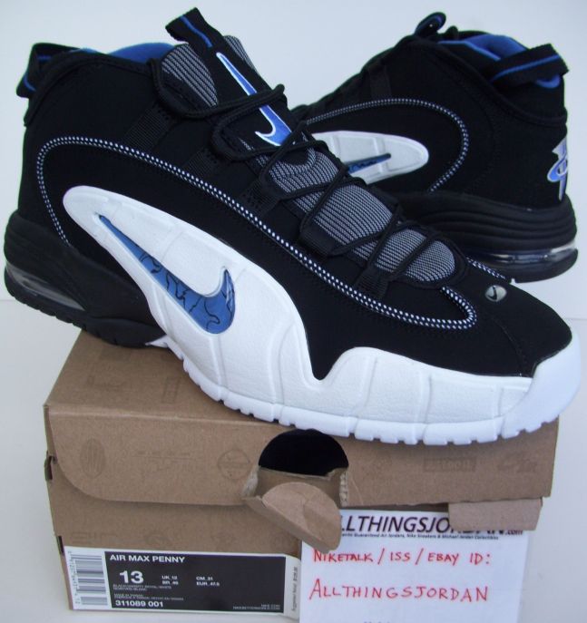 air max penny black and varsity royal