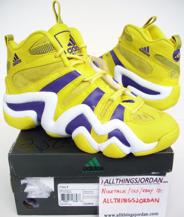 Adidas Crazy 8 Kobe (Yellow/Purple 