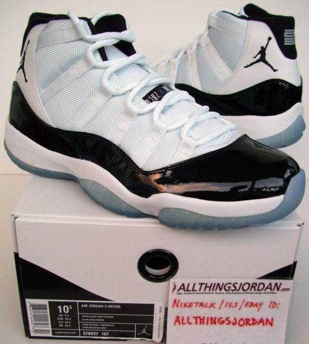 jordan concord 11 black and white