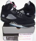 Jordan Retro 5 Black Silver 2k11