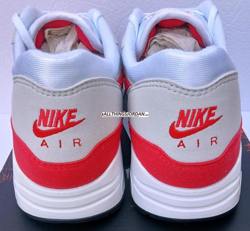 Nike Air Max 1 '86 OG (Big Bubble) (White/University Red) DQ3989 100 Size US 10.5M