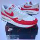 W Nike Air Max 1 '86 OG (Big Bubble) (White/University Red) DO9844 100 Size US 9W