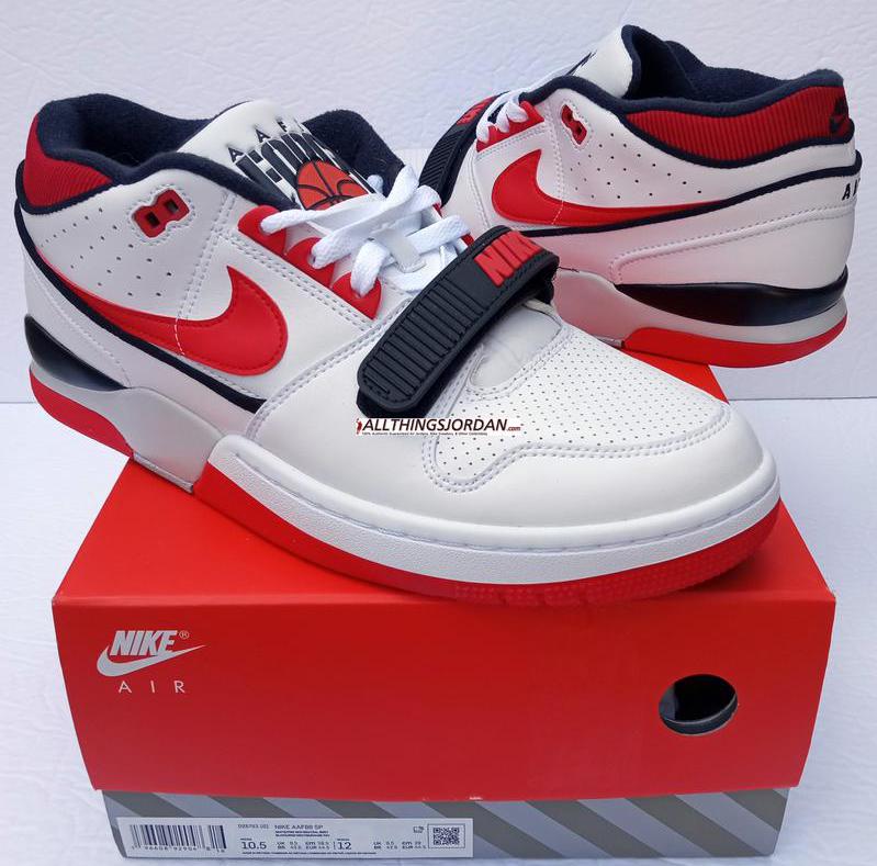 Nike AAF88 SP (White/Fire Red-Neutral Grey) DZ6763 110 Size US 10.5M