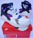 Air Flight Huarache PRM QS (Jason Kidd) (White/Black-Lyon Blue-Bld Brry) 686203 100 Size US 10.5M
