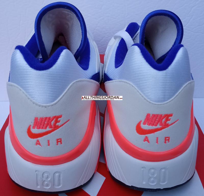 Air Max 180 (White/Ultramarine-Solar Red) 615287 100 Size US 11M