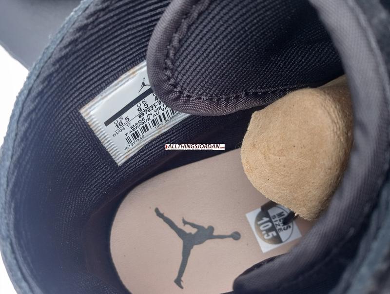 Air Jordan 2 Retro High Decon (Black/Black) 897521 010 Size US 10.5M