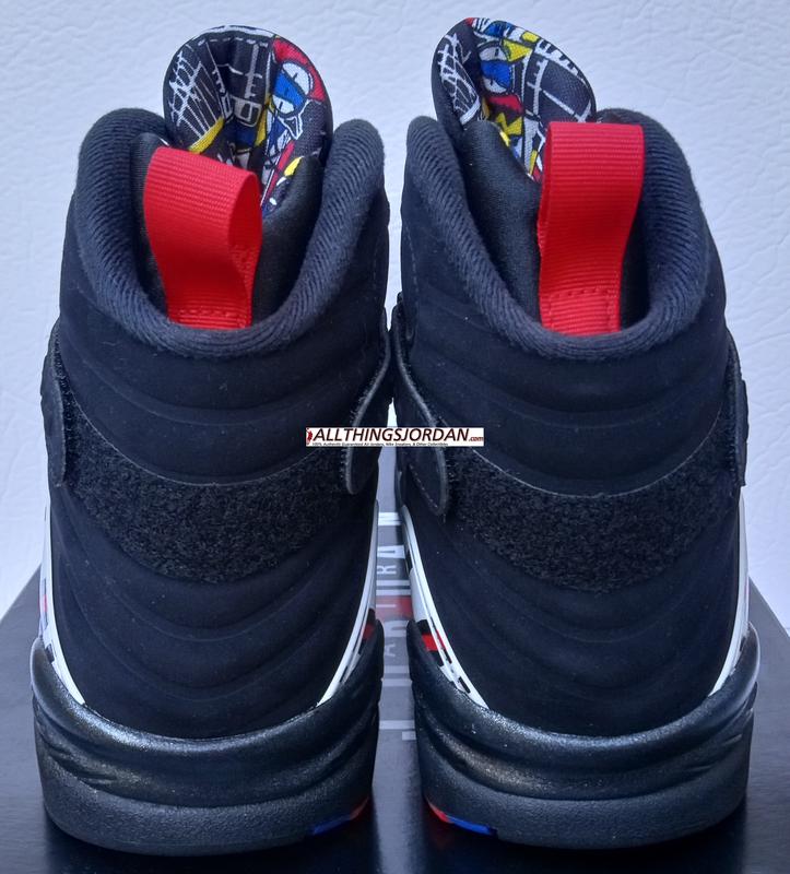 Air Jordan 8 Retro (Black/True Red-White) 305381 062 Size US 11M