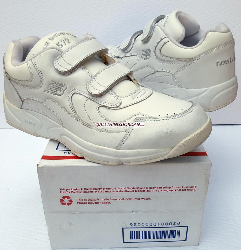 New Balance 572 Velcro (White/Grey) Size US 10.5M