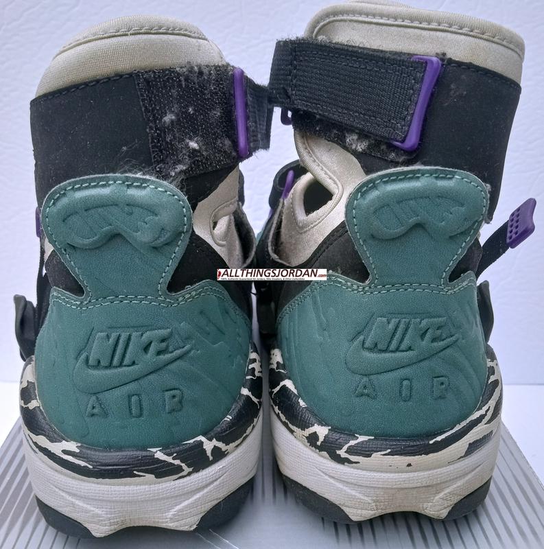 Nike Air Carnivore (Black/Green-Purple-Grey)  Size US 10.5M