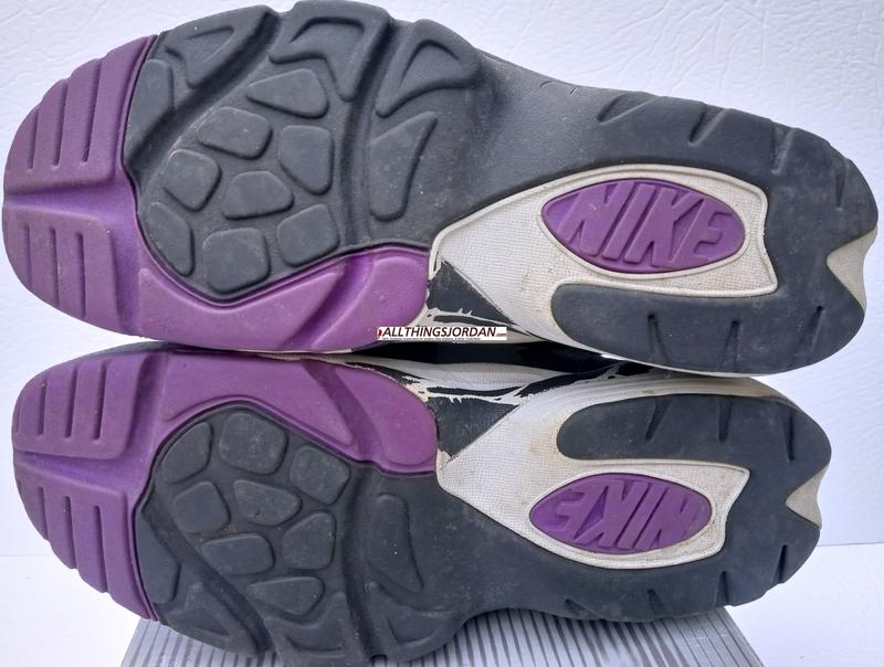 Nike Air Carnivore (Black/Green-Purple-Grey)  Size US 10.5M
